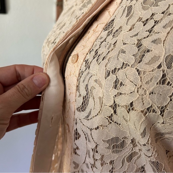 NWT L’AGENCE Andrea Lace Button Down Blouse in Blush Pink Sz XS - Picture 5 of 9